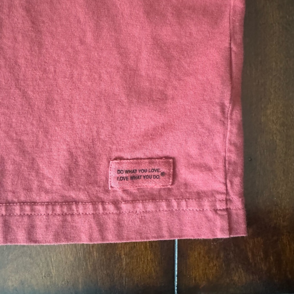 Life is Good Faded Red Men's Crusher T-Shirt Small 100% Cotton - Picture 2 of 7